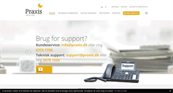 Desktop Screenshot of praxis.dk